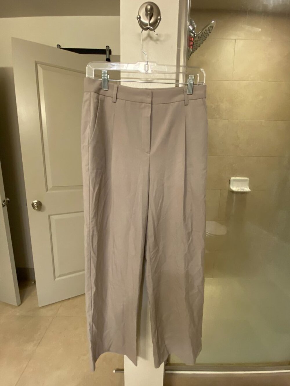 Js Melbon Korean Womens Beige Dress Pants Size 34